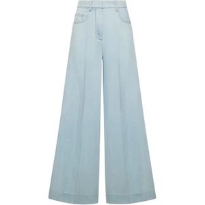 Simona Corsellini, Dames, Jeans, Blauw, Maat: XS Denim,