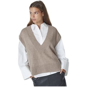 Co'Couture, Dames, Truien, Grijs, Maat: S