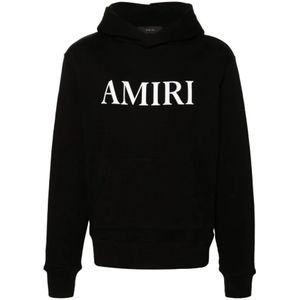 Amiri, Heren, Sweatshirts & Hoodies, Zwart, Maat: 2XL Katoen,