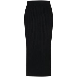 Weekend Max Mara, Dames, Rokken, Zwart, Maat: M Katoen,