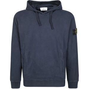 Stone Island, Heren, Sweatshirts & Hoodies, Blauw, Maat: M