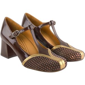 Chie Mihara, Dames, Schoenen, Bruin, Maat: 39 EU Leer,