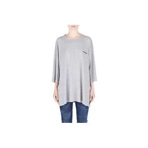Dsquared2 Long Sleeve Top , Gray , Dames , Maat: 2XS