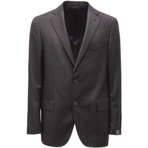 Lardini, Heren, Jassen, Grijs, Maat: XL Wol,