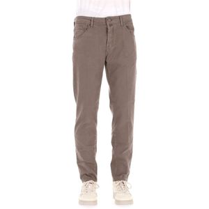 Jacob Cohën, Heren, Jeans, Bruin, Maat: W34 Katoen,