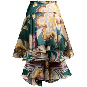 Etro, Dames, Rokken, Veelkleurig, Maat: S Zijde,
