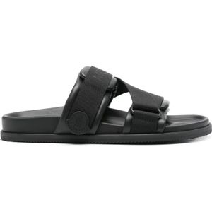 Moncler, Dames, Schoenen, Zwart, Maat: 40 EU Leer,