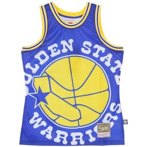 Mitchell & Ness, Heren, Sport, Blauw, Maat: S Jersey,