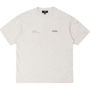 Represent, Heren, Tops, Grijs, Maat: XL Katoen,