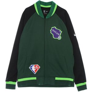 Nike, Heren, Sweatshirts & Hoodies, Groen, Maat: S Zijde,