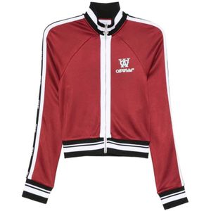 Off White, Dames, Sweatshirts & Hoodies, Rood, Maat: M