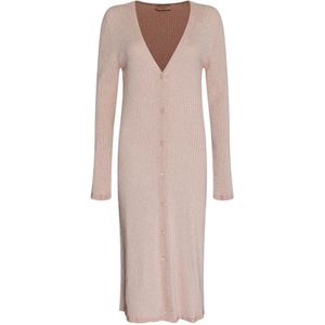 Twinset, Dames, Jurken, Roze, Maat: L Viscose,