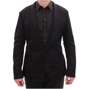 Dolce & Gabbana, Heren, Jassen, Zwart, Maat: XS