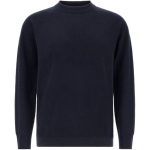 Boggi Milano - B Tech Crew Neck Trui - Blauw - Wol - Heren