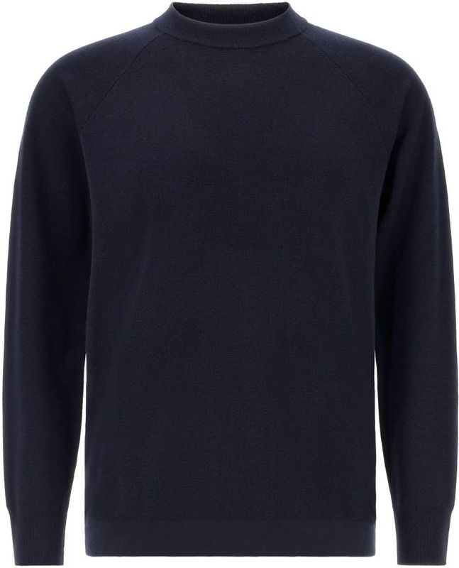 Boggi Milano - B Tech Crew Neck Trui - Blauw - Wol - Heren