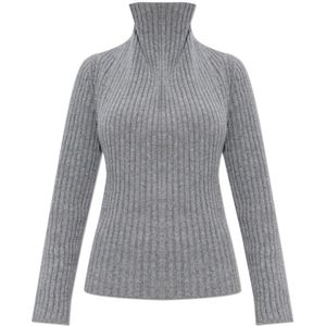 Victoria Beckham, Dames, Truien, Grijs, Maat: S Wol,