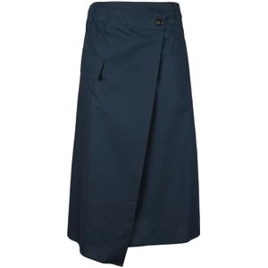 Woolrich Katoenen Casual Rok , Blue , Dames , Maat: S