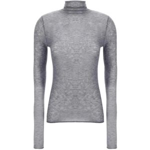 Pinko, Dames, Tops, Grijs, Maat: L