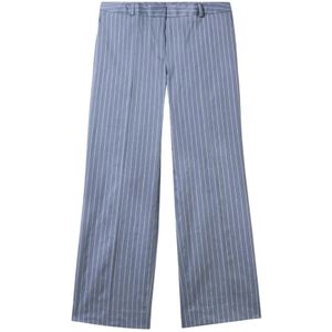 Brooks Brothers, Dames, Broeken, Blauw, Maat: M Linnen,