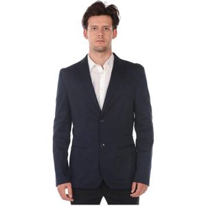 Daniele Alessandrini, Heren, Jassen, Blauw, Maat: XL Katoen,