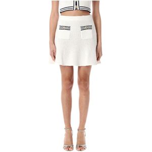 Self Portrait, Dames, Rokken, Wit, Maat: L Katoen,