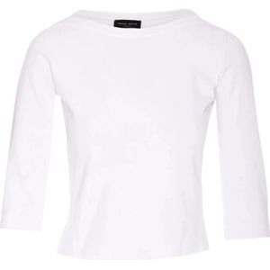 Roberto Collina, Dames, Tops, Wit, Maat: L