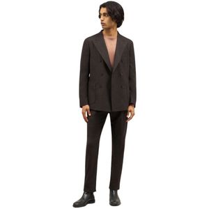 Boglioli, Heren, Pakken, Bruin, Maat: L Wol,