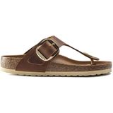 Birkenstock - Gizeh - Schoenen - Bruin - Leer