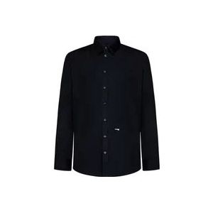 Dsquared2 Casual Hemden , Black , Heren , Maat: XL
