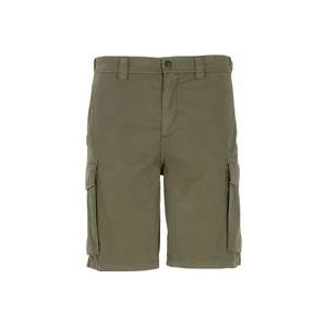 Woolrich Groene Cargo Bermuda Shorts , Green , Heren , Maat: W33