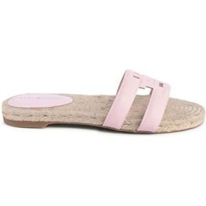 Tommy Hilfiger, Dames, Schoenen, Roze, Maat: 38 EU Leer,