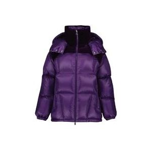 Moncler Meandre Puffer Jas , Purple , Dames , Maat: L