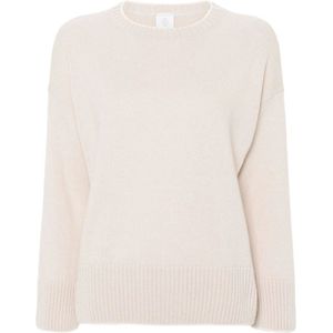 Eleventy, Dames, Truien, Beige, Maat: XS
