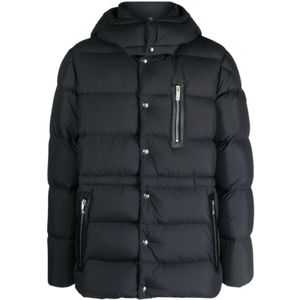 Moncler, Heren, Jassen, Zwart, Maat: 3XL Poliester,