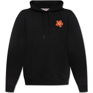 Kenzo, Dames, Sweatshirts & Hoodies, Zwart, Maat: M Katoen,