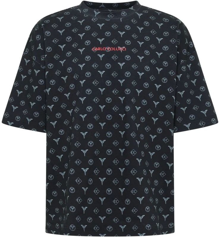 Oversized T-shirt met labelstitching