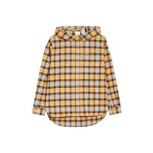 Burberry Luxe Katoenen Overhemd met Lange Mouwen , Beige , Heren , Maat: M