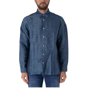 Sunflower - Overhemden - Blauw - Katoen