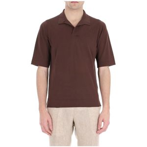 Ballantyne, Heren, Tops, Bruin, Maat: L Katoen,