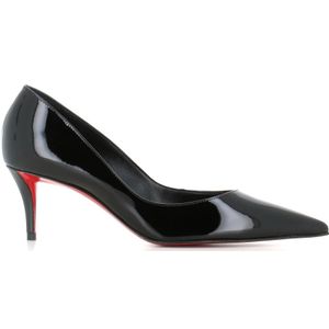 Christian Louboutin, Dames, Schoenen, Zwart, Maat: 37 1/2 EU Leer,