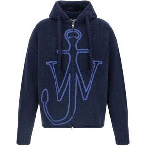 JW Anderson, Heren, Truien, Blauw, Maat: M Wol,