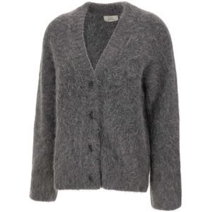 Loulou Studio, Dames, Truien, Grijs, Maat: L Polyamide,