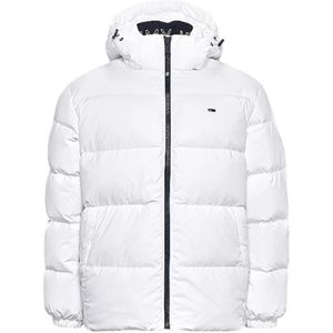 Tommy Jeans, Heren, Jassen, Wit, Maat: XL Poliester,