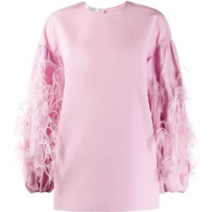 Valentino, Dames, Blouses & Shirts, Roze, Maat: XS