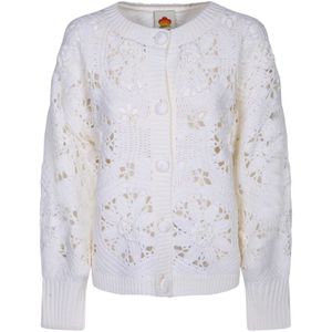 Farm Rio, Dames, Truien, Wit, Maat: XS Wol,