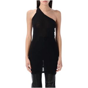 Rick Owens, Dames, Tops, Zwart, Maat: S Katoen,