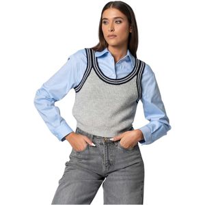 Kocca, Dames, Truien, Grijs, Maat: L