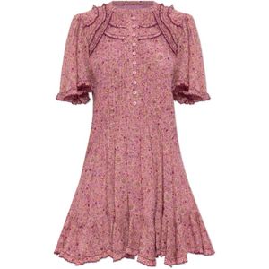 Marant étoile, Dames, Jurken, Roze, Maat: L Katoen,