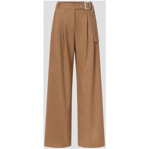Karl Lagerfeld, Dames, Broeken, Bruin, Maat: S Wol,