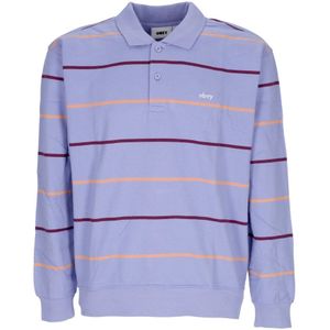 Obey, Heren, Sweatshirts & Hoodies, Paars, Maat: S Katoen,